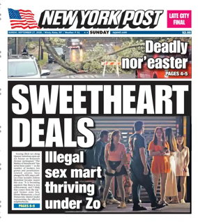 Cover of New York Post
