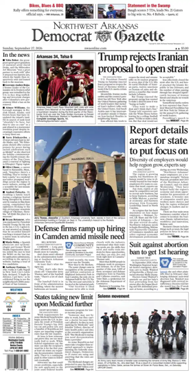 Cover of Northwest Arkansas Democrat-Gazette