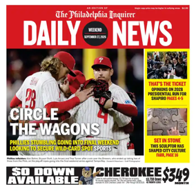 Cover of Philadelphia Daily News