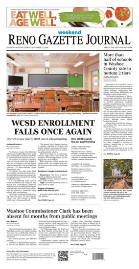Cover of Reno Gazette Journal