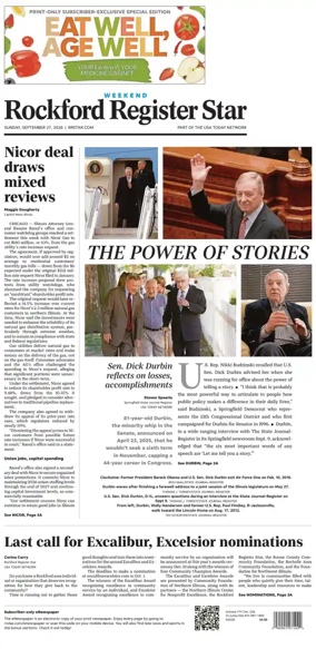 Cover of Rockford Register Star
