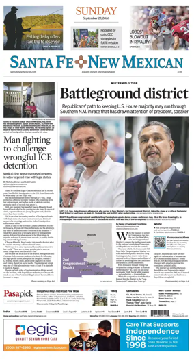 Cover of Santa Fe New Mexican