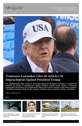 Cover of Tampa Free Press