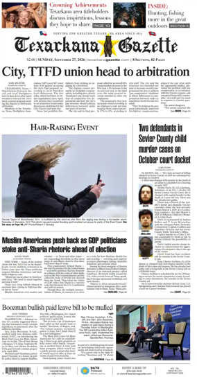 Cover of Texarkana Gazette