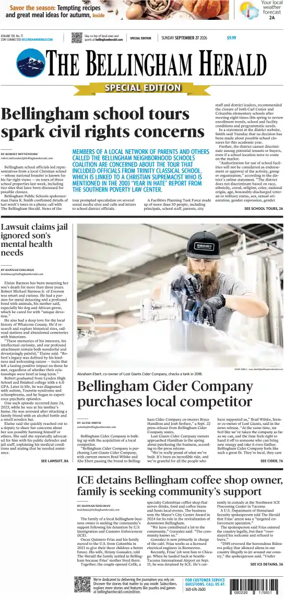 Cover of The Bellingham Herald (Sunday)