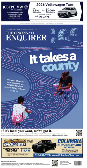 Cover of The Cincinnati Enquirer