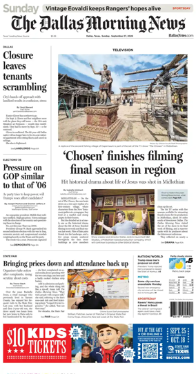 Cover of The Dallas Morning News
