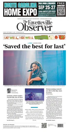 Cover of The Fayetteville Observer