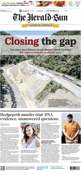 Cover of The Herald Sun (Sunday)