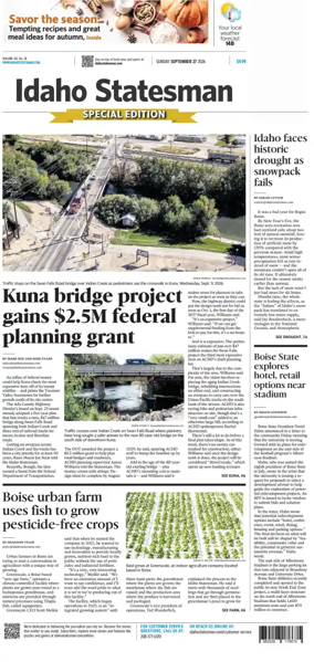 Cover of The Idaho Statesman (Sunday)