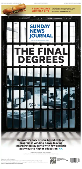 Cover of The News Journal