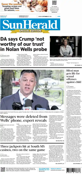 Cover of The Sun Herald (Sunday)