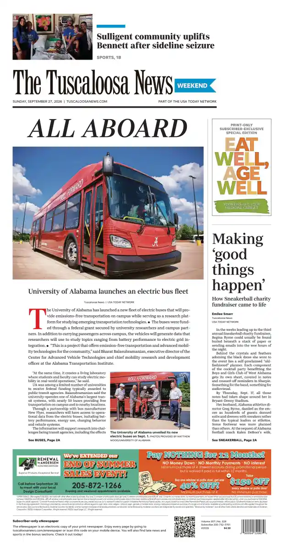 Cover of The Tuscaloosa News