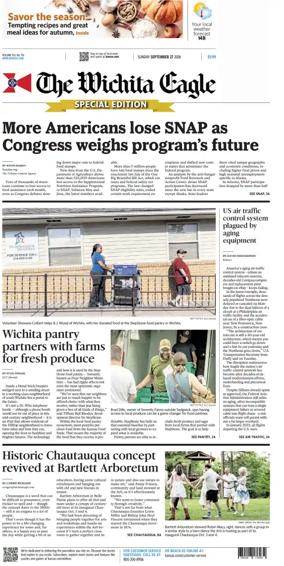 Cover of The Wichita Eagle (Sunday)