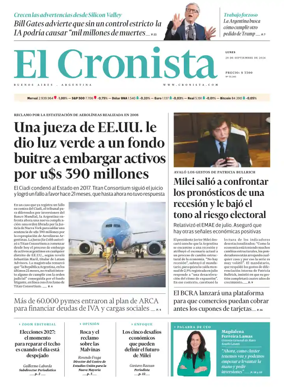 Cover of El Cronista