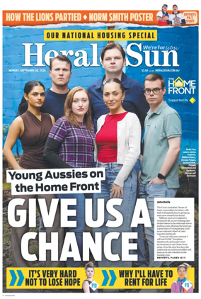 Cover of Herald Sun