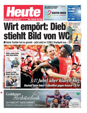 Cover of Heute - Wien Ausgabe