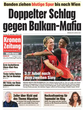 Cover of Kronen Zeitung