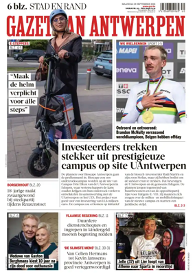 Cover of Gazet van Antwerpen Stad en Rand
