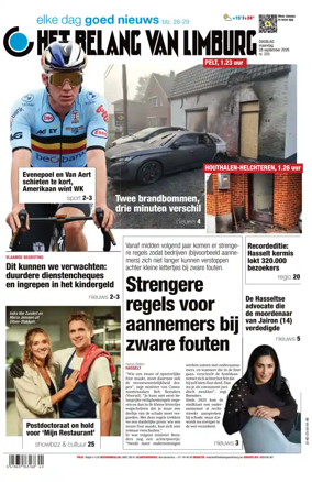 Cover of Het Belang van Limburg