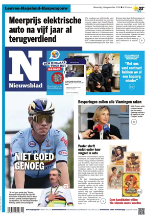 Cover of Het Nieuwsblad