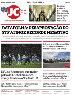 Cover of Jornal do Commercio