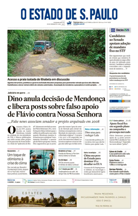 Cover of O Estado de S. Paulo