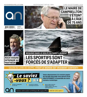 Cover of Acadie Nouvelle