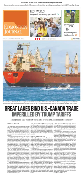 Cover of Edmonton Journal