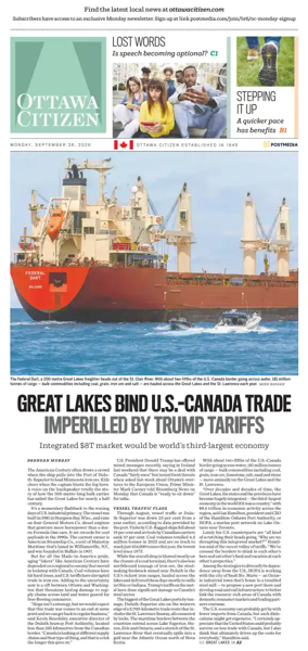 Cover of Ottawa Citizen