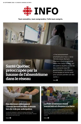 Cover of Radio-Canada Info