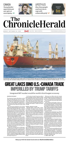 Cover of The Chronicle Herald (Provincial)