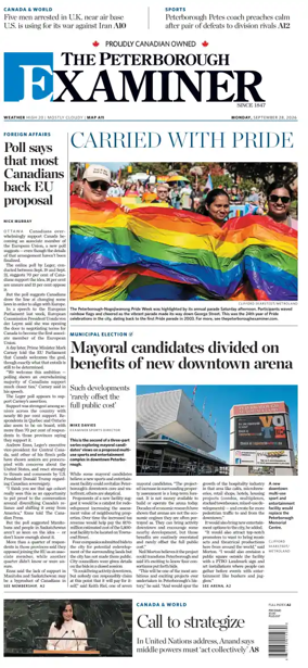 Cover of The Peterborough Examiner