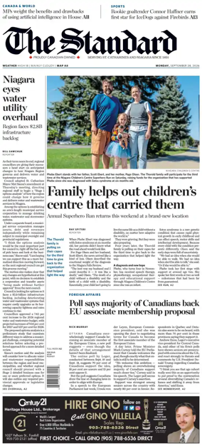 Cover of The Standard (St. Catharines)
