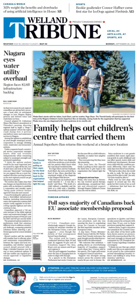 Cover of The Welland Tribune