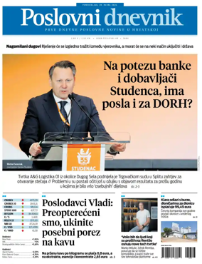 Cover of Poslovni Dnevnik
