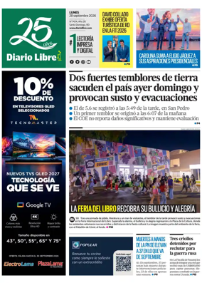 Cover of Diario Libre (Republica Dominicana)