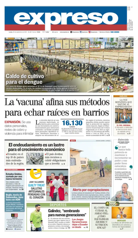 Cover of Diario Expreso