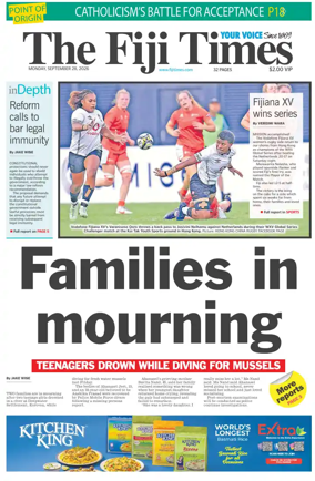 Cover of The Fiji Times