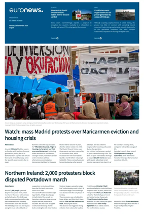 Cover of EuroNews (English Edition)