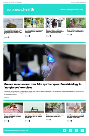 Cover of Euronews Health (English) Compiled Edition