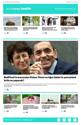 Cover of Euronews Health (Turkish) Compiled Edition