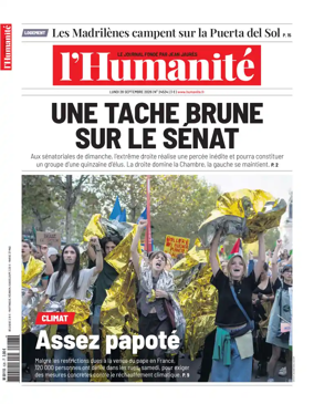 Cover of L'HUMANITE