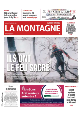 Cover of La Montagne (Clermont-Metropole)