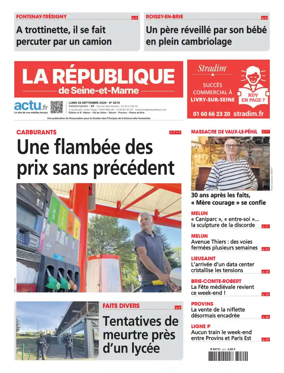 Cover of La Republique de Seine-et-Marne (Edition A-B)