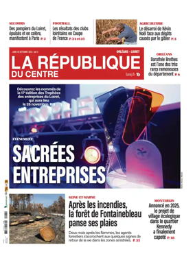 Cover of La Republique du Centre (Orleans - Loiret))