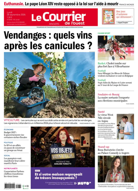 Cover of Le Courrier de l’Ouest (Angers)
