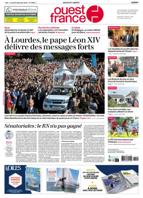 Cover of Ouest France (Auray)