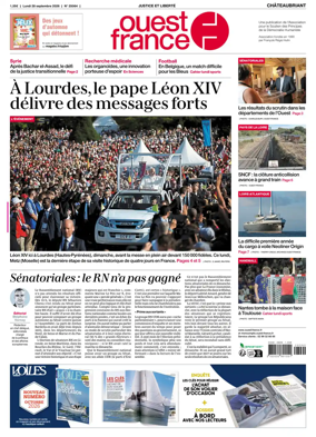 Cover of Ouest France (Chateaubriant)