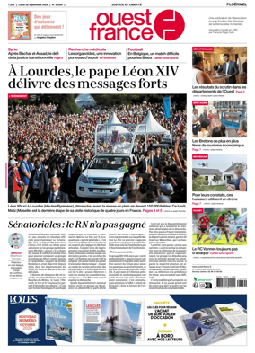 Cover of Ouest France (Ploermel)